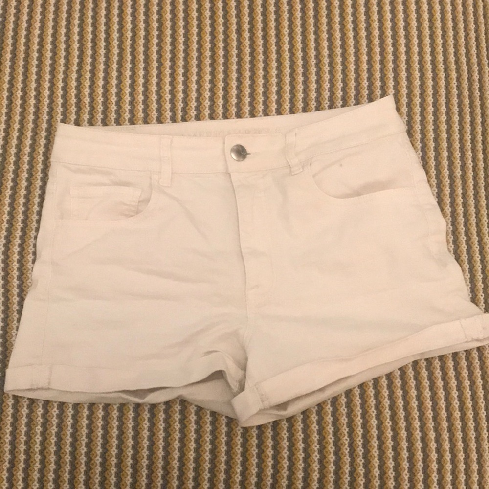 white shorts